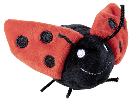 Heunec, Maskotka pluszowa Biedronka, 8 cm, miły plusz, miękka zabawka