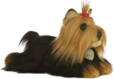 ZWIERZAKI: Aurora Maskotka pluszowa Pies Yorkshire Terrier 28 cm seria MiYoni miła w dotyku realistyczna