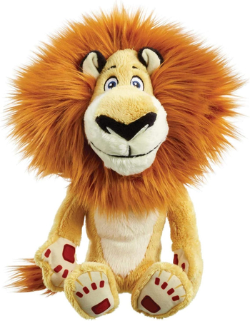 DreamWorks, Madagaskar, pluszowa maskotka Lew Alex, 25 cm w blistrze, bardzo miły plusz, idealny prezent, dla dzieci w każdym wieku