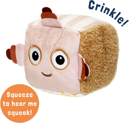 Dobranocy Ogród, pluszowe kostki sensoryczne, 3 szt.