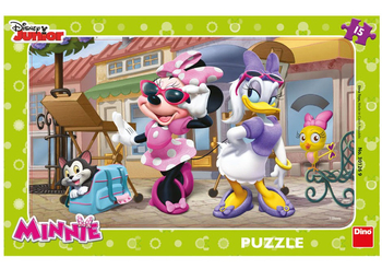 Disney, Myszka Minnie, puzzle ramkowe, 15 el.