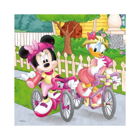 Disney, Myszka Miki, Puzzle 4w1 Sportowcy, 3 x 55 el.