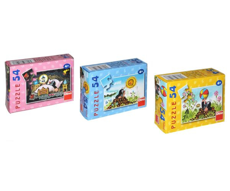Krecik Puzzle Mini 54 el. 20 x 13 cm miks wzorów