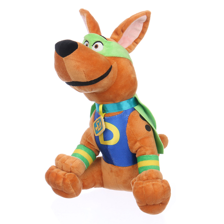 Scooby Doo, Pies Skubi w stroju super bohatera, 30 cm, bardzo miły plusz, renomowany producent