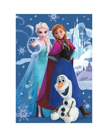 Disney, Kraina Lodu Frozen, Puzzle świecące w ciemności, 100 el.