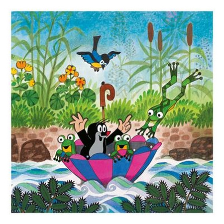 Puzzle 3-w-1 Krecik i parasol, Dino, 3 x 55 el.