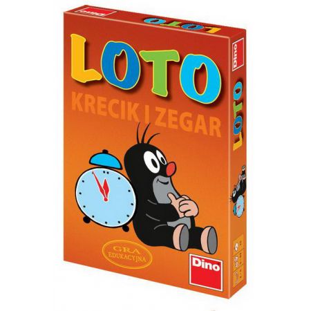 Krecik - gra edukacyjna - Loto: Krecik i zegar