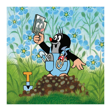 Puzzle 3-w-1 Krecik i spodenki, Dino, 3 x 55 el.