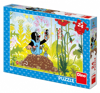 Puzzle Krecik i spodenki, Krecik i Przyjaciele, Dino, 24 el.