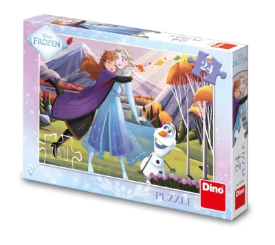 Frozen Kraina Lodu, Puzzle dla dzieci Siostry, 24 el.