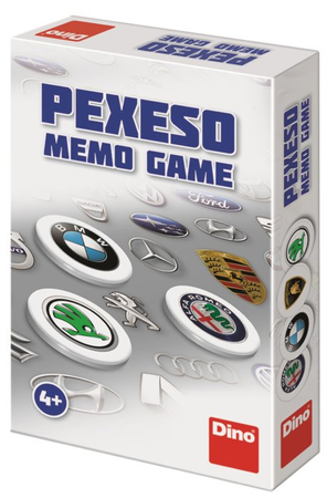 Zestaw prezentowy na Dzień Dziecka – Gra memory marki aut + Kajdanki i odznaka Gonher | 3+ i 4+ | Dino + Gonher