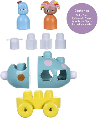 Golden Bear, Dobranocny Ogród, Pojazd sorter Pinky Ponk, dla najmłodszych dzieci 18 miesięcy+