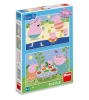 Świnka Peppa, puzzle 2w1, Peppa na wakacjach, 2 x 48 el.