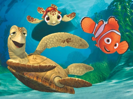 Dino Toys, Gdzie jest Nemo, Drewniane klocki obrazkowe, 12 el.