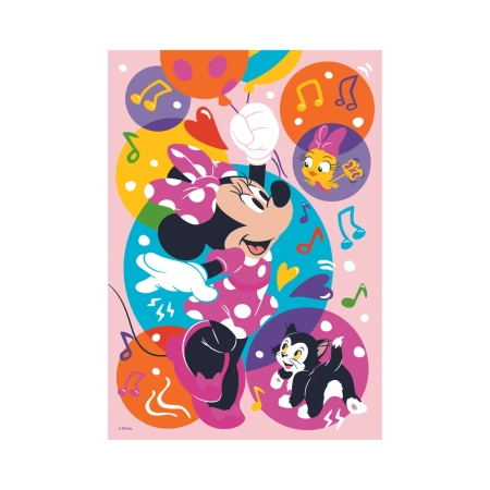 Świecące w ciemności puzzle XL Myszka Minnie, 100 el., Dino