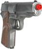 Gonher, Pistolet na kapiszony, 8 strzałów, Mały Policjant 125/1, wykonany z metalu, da chłopców w wieku 3+, Gold Collection