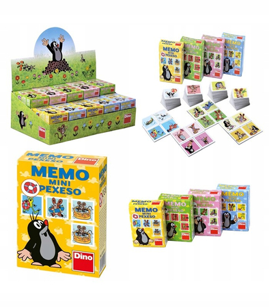 Krecik i Przyjaciele, Gra pamięciowa, Mini Memory, mix