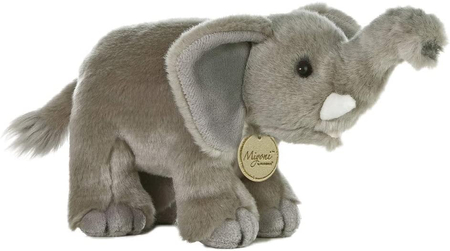 ZWIERZAKI: Aurora World, Maskotka pluszowa Słoń, 28 cm, seria MiYoni, miła w dotyku realistyczna