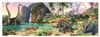 Dinozaury: Puzzle panoramiczne 150 el. Dino