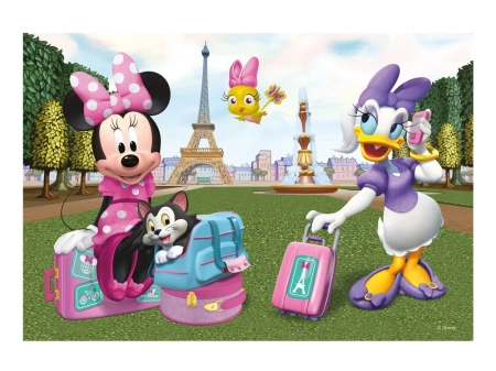 Puzzle Myszka Minnie w Paryżu, 24 el., Dino