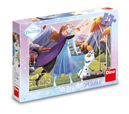 Frozen Kraina Lodu, Puzzle dla dzieci Siostry, 24 el.