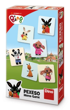 Królik Bing, Gra pamięciowa Memory z królikiem Bingiem, 48 kart, dla dzieci w wieku 4+