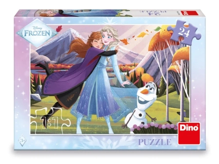 Frozen Kraina Lodu, Puzzle dla dzieci Siostry, 24 el.