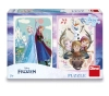 Dino Toys, Kraina Lodu, Puzzle Anna i Elsa, 2 x 77 el.