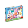 Dino Toys, Świnka Peppa, Zestaw puzzle 3-w-1, Wesołe popołudnie, 3 x 55 el., dla dzieci w wieku 5+