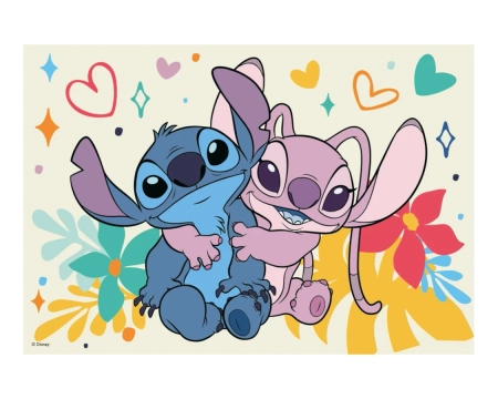 Disney Stitch, Puzzle Stitch i Angel, 24 el.