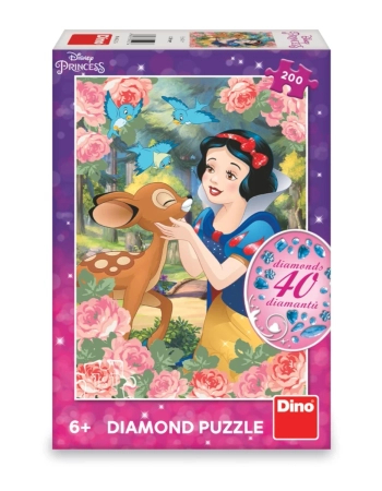 Królewna Śnieżka, Puzzle z diamencikami, 200 el.