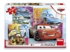 Auta Cars, puzzle 3w1, Kumple, 3 x 55 el.
