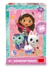 Koci Domek Gabi, Gabby's Dollhouse, puzzle z diamencikami, 200 el., obrazek 33 x 47 cm