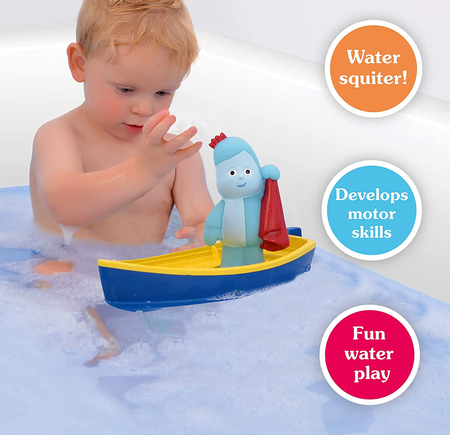 Dobranocny Ogród, Zabawka do kąpieli, Igipigiel i łódka