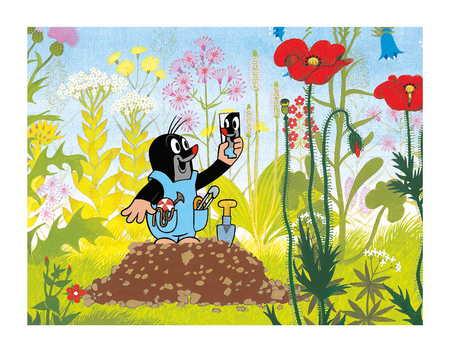 Puzzle Krecik i spodenki, Krecik i Przyjaciele, Dino, 24 el.