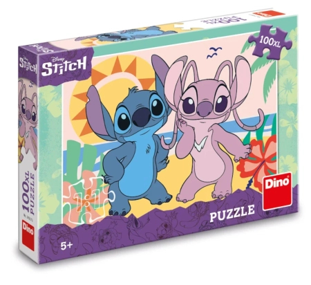 Puzzle maxi XL Stitch na plaży, 100 el.