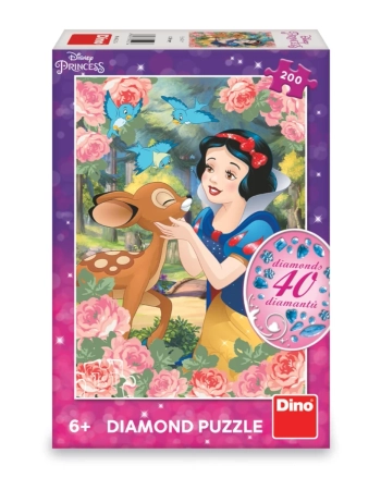 Królewna Śnieżka, Puzzle z diamencikami, 200 el.