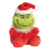 Grinch, Maskotka pluszowa zielony Grinch w stroju Świętego Mikołaja, 13 cm