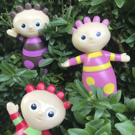 Dobranocny Ogród, Figurki z bajki, 5 szt.: Upsy Daisy, Igipigiel i Tomblibusie, od 7 do 11 cm, wykonane z dobrej jakości plastiku, nieruchome kończyny, idealne na prezent dla maluszka w wieku już od 18 miesięcy+