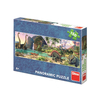 Dinozaury: Puzzle panoramiczne 150 el. Dino