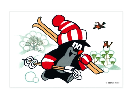 Krecik i Przyjaciele, Klocki obrazkowe 6 el., drewniane, czeski producent, dla dzieci w wieku 3+