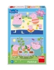 Świnka Peppa, puzzle 2w1, Peppa na wakacjach, 2 x 48 el.