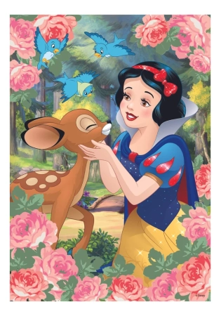 Królewna Śnieżka, Puzzle z diamencikami, 200 el.