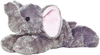 ZWIERZAKI: Maskotka pluszowy szary Słonik, 20 cm, Aurora Mini Flopsie, miły plusz, wysoka jakość