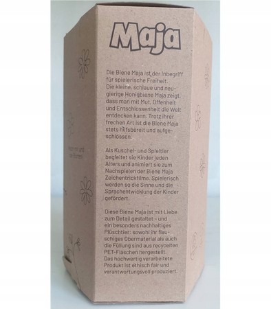 Pszczółka Maja, maskotka pluszowy Gucio, 26 cm