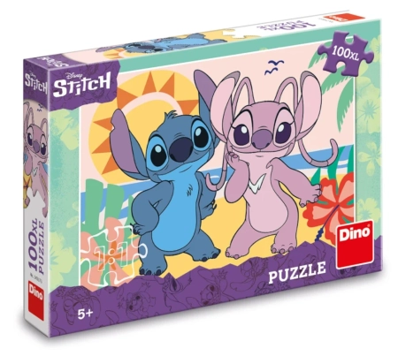 Puzzle maxi XL Stitch na plaży, 100 el.
