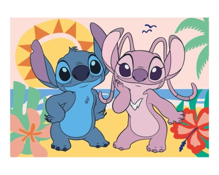 Puzzle maxi XL Stitch na plaży, 100 el.