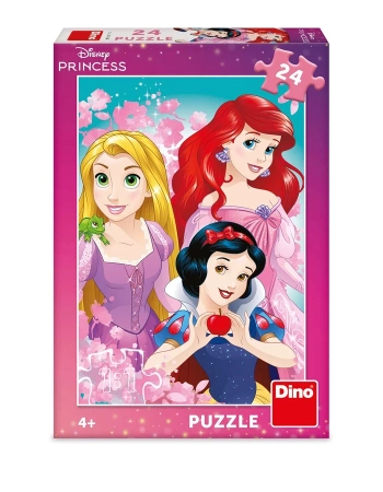 Księżniczki, Puzzle dla dzieci 3 księżniczki, 24 el.