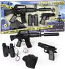Gonher, Pistolet dla dzieci, Zestaw komandosa 5 w 1, karabin, pistolet na kapiszony, lornetka, odznaka, kabura, 446/6