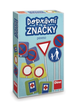 Znaki drogowe, gra pamięciowa Memory, dla dzieci w wieku 4+, 48 kart